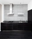 Part of modern minimalism style kitchen