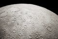 Part of moon texture Royalty Free Stock Photo