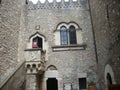  Moorish Building of Corvaja to Taormina in Sicily, Italy.