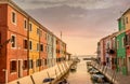Murano Venice Canal open to the sea
