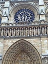 Part of Notre Dame Cathedral Paris