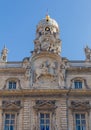 Part of old building Lyon, France Royalty Free Stock Photo