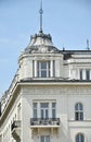 Part of an old ornate building, Budapest, Hungary