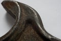 Part of an old rusty wrench Royalty Free Stock Photo