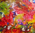 Part of original acrylic pouring, background Royalty Free Stock Photo