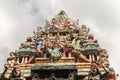 Royal Temple roof decoration at Matale, Sri Lanka