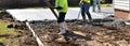 Removing Aggregate Driveway Installing Concrete Driveway 33