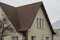 part of a private large house with windows