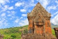 Part of rained Vat Phou, Wat Phu, Khmer Hindu temple complex in