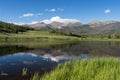 Part of the Rawah Mountain Range located in Northern Colorado. Royalty Free Stock Photo