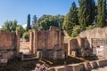 Part of the ruins of Pompeii, Italy