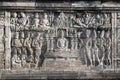 King Castle Stone Carving Borobudur Temple Indonesia