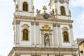 Part of Saint Anne Church or Szent Anna templom in Budapest, Hungary
