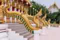 Part of serpent wat nong wang,thai temple