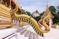 Part of serpent wat nong wang,thai temple