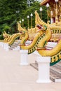 Part of serpent wat nong wang,thai temple
