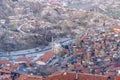 Part of shanty town near Ankara castle Royalty Free Stock Photo