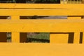 Part side top view from yellow benches for abstract background