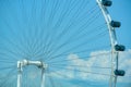 Part of Singapore flyer, big wheel, ferries wheel