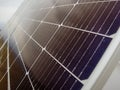Part of a solar panel close-up Royalty Free Stock Photo