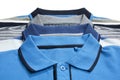 Part of some man polo shirts