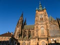 Part of  St. Vitus Cathedral Royalty Free Stock Photo