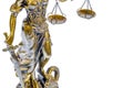 Part of statue of Lady Justice Royalty Free Stock Photo
