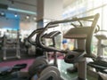 Part of Step Airwalk machines at fitness gym. - Selective focus Royalty Free Stock Photo