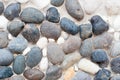 Part of a stone wall, for background or texture. Royalty Free Stock Photo