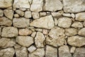 Part of a stone wall, for background or texture.