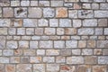 Part of a stone wall, for background or texture. Royalty Free Stock Photo