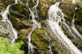 Part of the Swallow Falls, waterfalls in North Wales Royalty Free Stock Photo