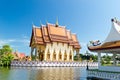Part of temple Wat Plai Laem on Samui island. Thailand Royalty Free Stock Photo