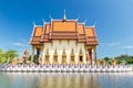 Part of temple Wat Plai Laem on Samui island. Thailand Royalty Free Stock Photo