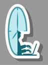 Part-time worker icon that symbolizes limited time worker