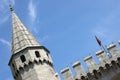 Part of Topkapi palace (Topkapii Sarayi). Istabul, Turkey Royalty Free Stock Photo