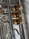 Part of trumpet Royalty Free Stock Photo