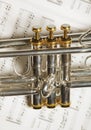 Part of trumpet Royalty Free Stock Photo