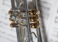 Part of trumpet Royalty Free Stock Photo