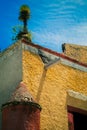 Part of a typical Mexican building in Mexico Royalty Free Stock Photo