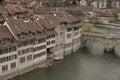 Part of UntertorbrÃÂ¼cke and old city of Bern. Switzerland. Royalty Free Stock Photo