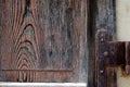 Part of a very old shutter with a beautiful wood grain