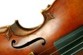 Part of violin Royalty Free Stock Photo