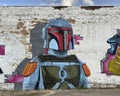 Part of the \'Wall of Toys\' production by Urban Army Crew at Trigger Fingers 2023 in Deep Ellum.