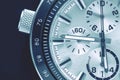 Part of the watch closeup Royalty Free Stock Photo