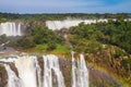 Part of waterfalls Iguazu