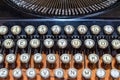 Well preserved vintage typewriter