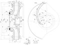 Part wheel of engineering sketch