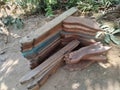 Part of wood home antiqe from java