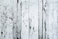 Part of wooden wall made of wooden planks and painted into white Royalty Free Stock Photo